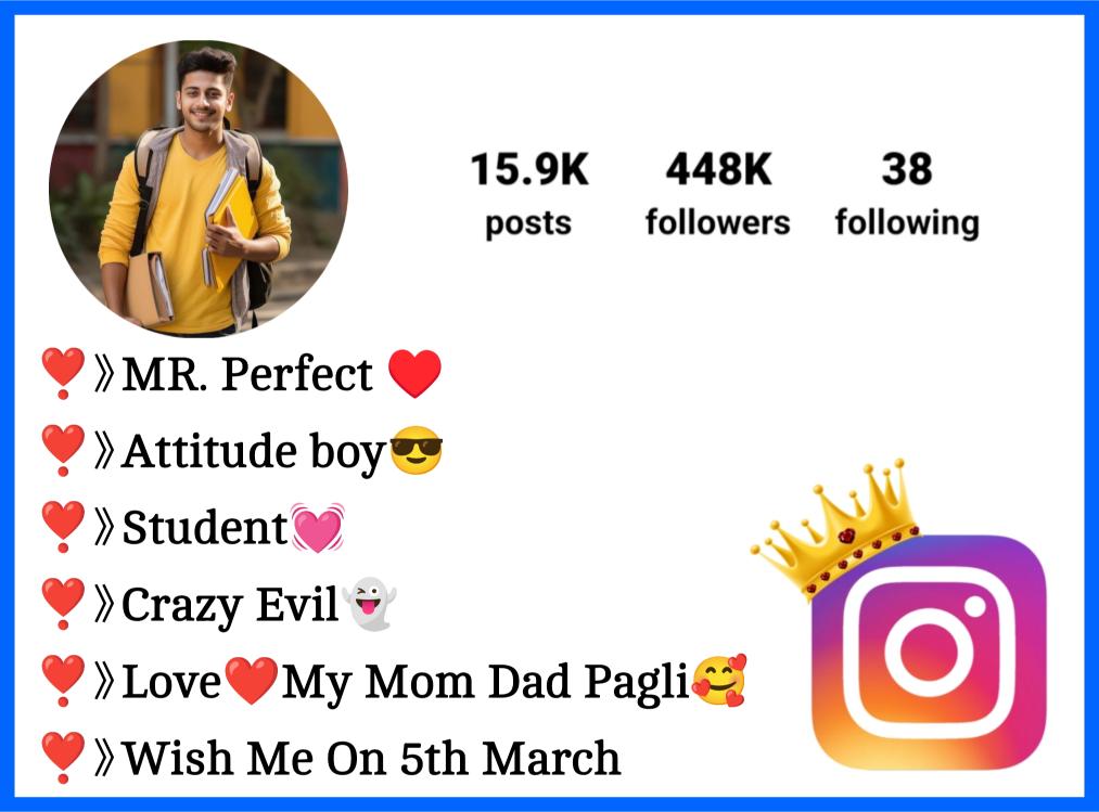 Instagram Bio For Students