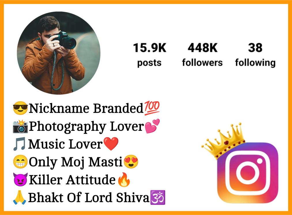 Photography Bio For Instagram