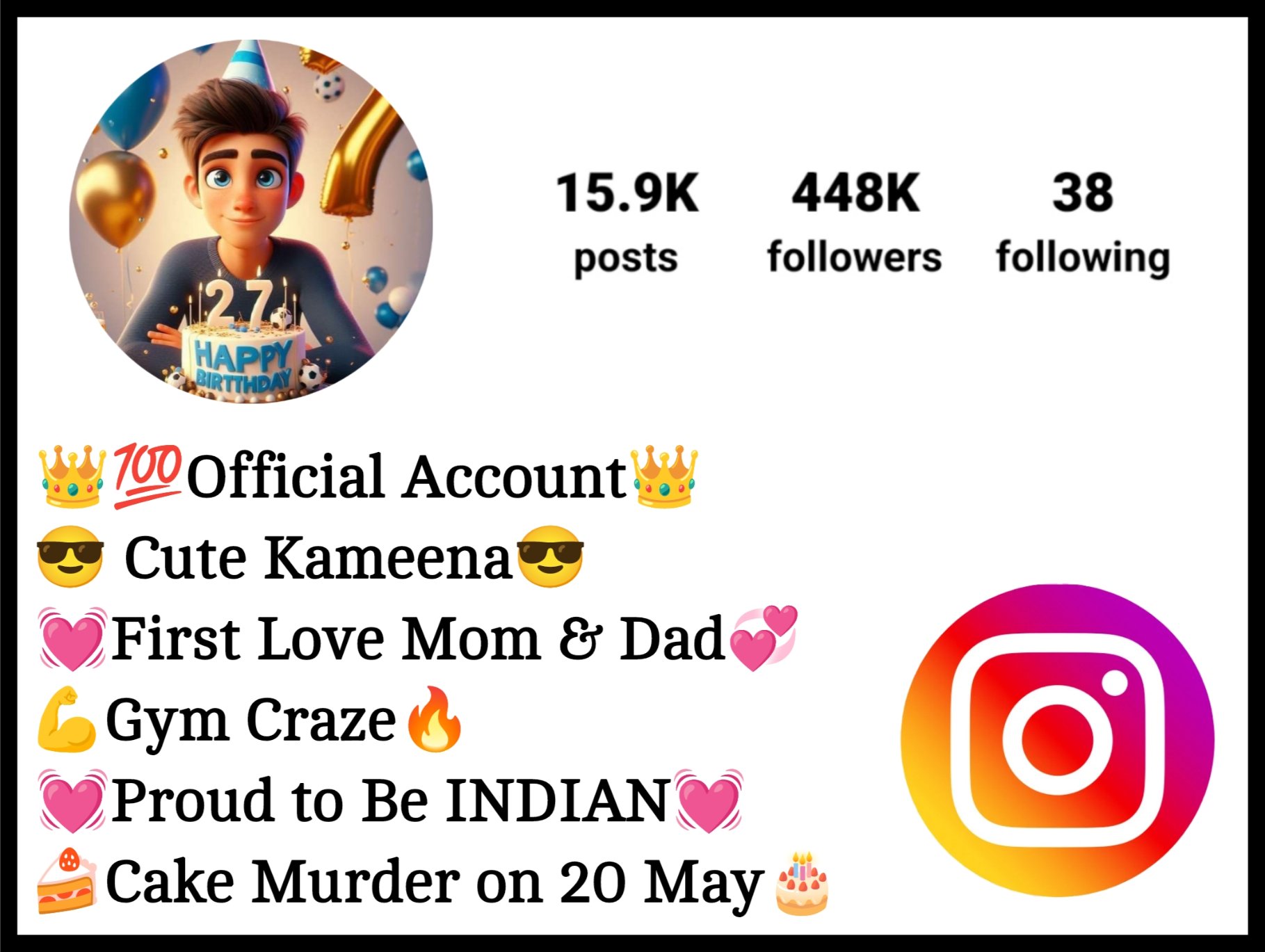 Birthday Bio For Instagram