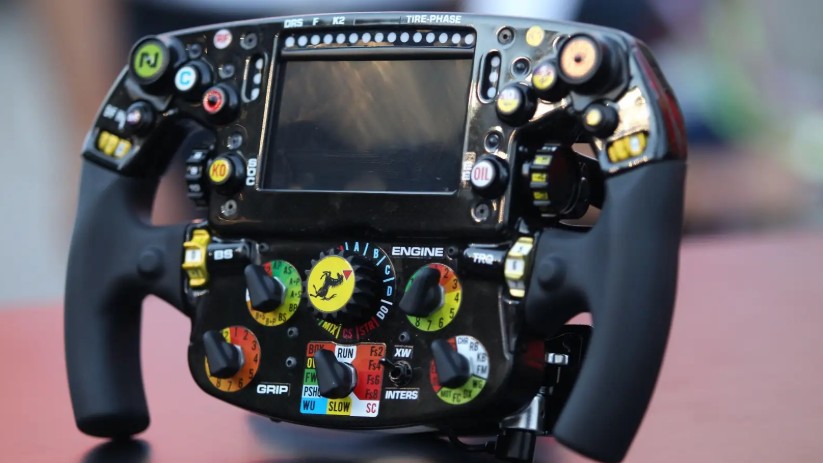 What do modern Formula 1 steering wheels look like?